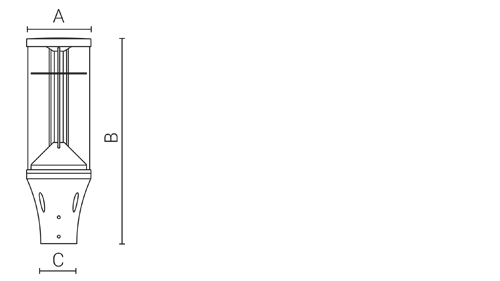 LOYD radiale - Dimensioni